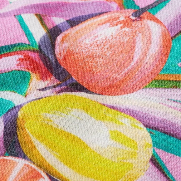 Camp shirt & High rise casual printed shorts set - Picture 9 of 16